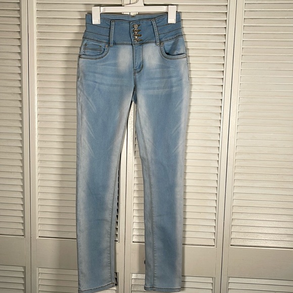 BAMBOO, skinny jeans size: 9 juniors, Butt Lift Jeans. - Picture 1 of 14